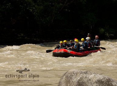 ildwasser Rafting Tösener Schlucht - im Tiroler Oberland