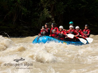 ildwasser Rafting Tösener Schlucht - im Tiroler Oberland